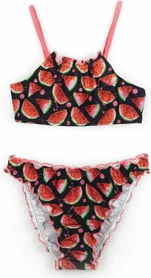 Tortue Παιδικό Μαγιό Bikini Set για Κορίτσι Μαύρο S2 140 130 BestPrice gr