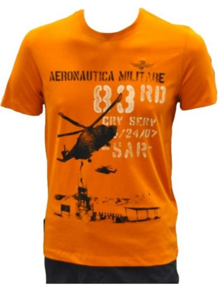 ...-shirt 83rd SAR Group με στάμπα μπροστά Πορτοκαλί