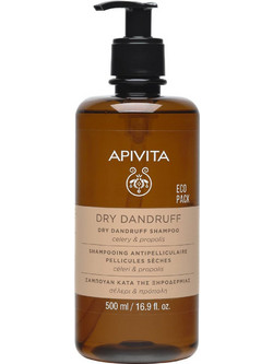 Apivita Dry Dandruff Σέλερι & Πρόπολη Σαμπουάν κατά της Ξηροδερμίας & της Πιτυρίδας για Ξηρά Μαλλιά 500ml