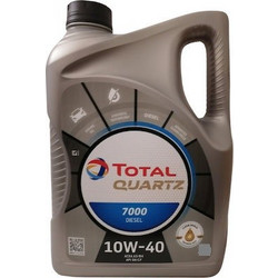 Total Quartz 7000 Diesel Συνθετικό Λάδι Αυτοκινήτου 10W-40 4lt