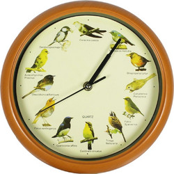 Genius Ideas Ρολόι Τοίχου Σχέδιο Τραγούδι Πτηνών