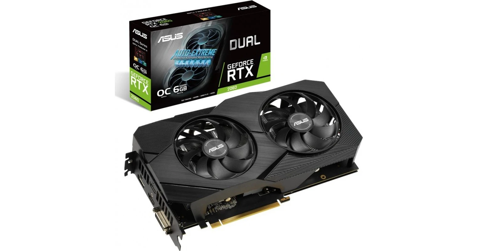 Asus GeForce RTX 2060 6GB GDDR6 Dual Evo OC Κάρτα Γραφικών BestPrice gr