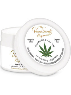 Venus Secrets Cannabis Oil & Aloe Vera Scrub Σώματος 280ml