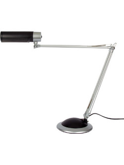 Desk light, Plastic body, metal column with switch on-off, E27, Max 11w, Black, 240V VK/HD2001A/B