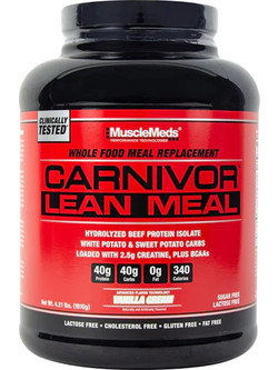 Musclemeds Carnivor Lean Meal Vanilla Cream 1.91kg