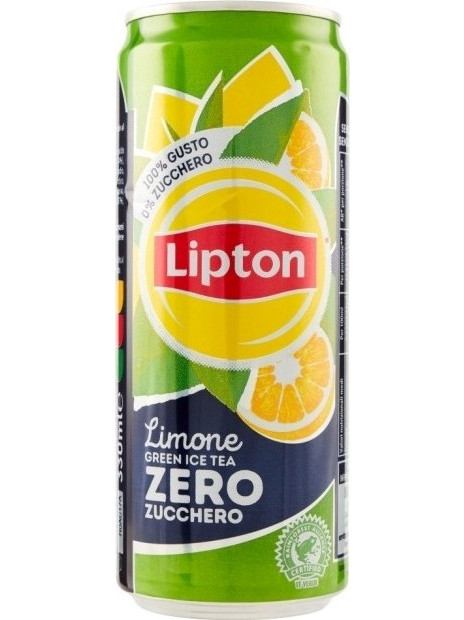 Lipton Ice Tea Green/Zero Λεμόνι 330ml