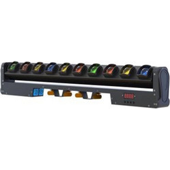 Κινούμενη Μπάρα Φωτισμού RGB LED 10x20W AC 220V-240V RDM DMX512 Μαύρο