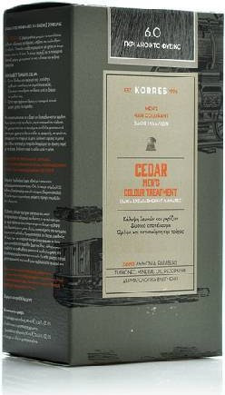 Korres Cedar Men's Colour Treatment 6.0 Γκρι Ανοιχτό Φυσικό 40ml