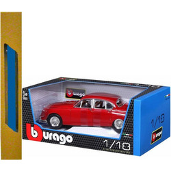 Αυτοκίνητο Κόκκινη Jaguar Mark 2 (1959) κλίμακα 1/18 Και Δώρο Λαμπάδα