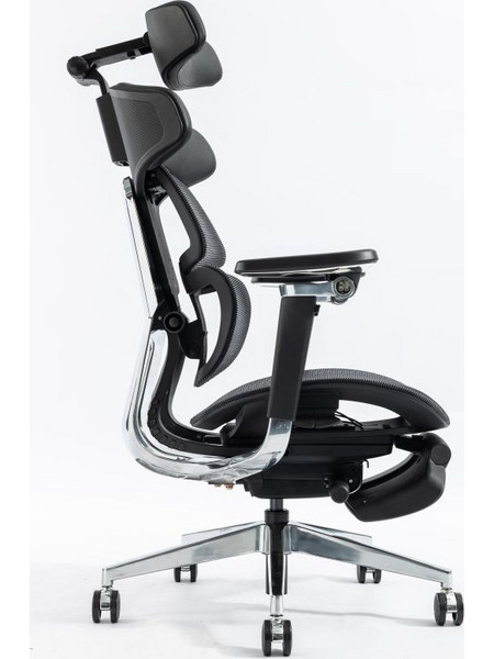 ΘΕΣΙΣ X3 Defender Καρέκλα Γραφείου με Προσκέφαλο Στήριξη Μέσης Ανάκλιση και Ρυθμιζόμενα Μπράτσα Μαύρη X3-MK100-PDH