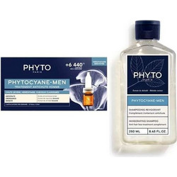 Phyto Promo Phytocyane-men Αμπούλες Μαλλιών κατά της Τριχόπτωσης με Δώρο Σαμπουάν 100ml