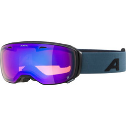 ALPINA ESTETICA Q Quattroflex - Ski/Snowboard goggle - Black Dirtblue mat /Blue spherical