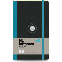 Σημειωματάριο Flexbook Ruled Medium Turquoise 13x21cm. 21.00062