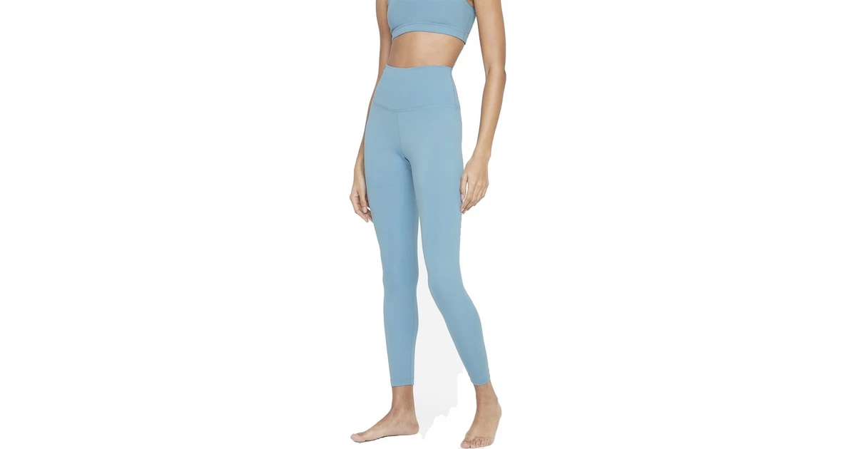 Nike Yoga Dri-Fit High Waisted 7/8 Metallic Trim Leggings DD5772