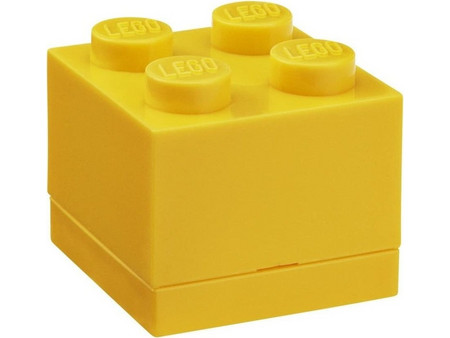 Lego Storage 4-Stud Mini Box Yellow για 3+ Ετών