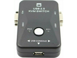 Andowl KVM Switch QY-KVM2 2x VGA / USB
