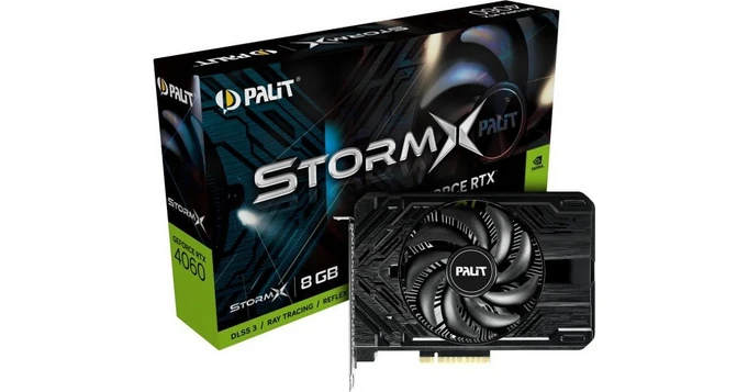 Palit GeForce RTX 4060 8GB GDDR6 StormX Κάρτα Γραφικών BestPrice gr