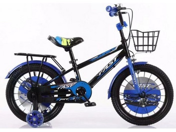 Fast Sport Παιδικό Ποδήλατο Πόλης 12" Μαύρο Μπλε