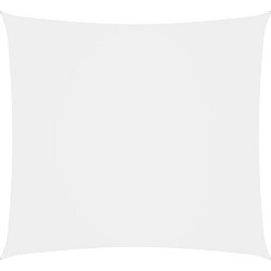 Πανί Σκίασης Τετράγωνο Λευκό 6 x 6 μ. από Ύφασμα Oxford