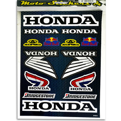 Αυτοκόλλητο σετ Honda Moto Stickers