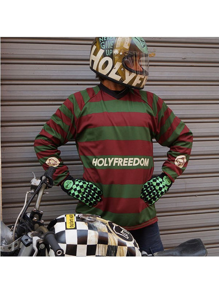 Holy Freedom Freddy Dirty Jersey bordeaux/green
