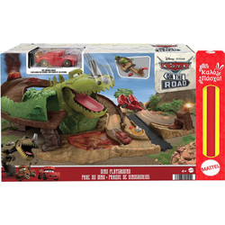 Mattel Λαμπάδα Cars On The Road Dino Playground