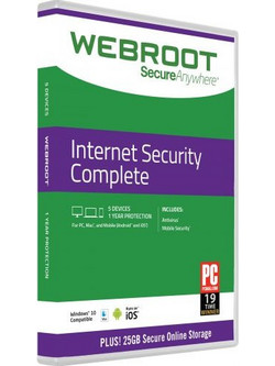 Webroot Secure Anywhere Internet Security Complete (5 Devices / 1 Year)