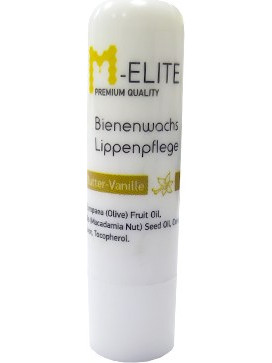 M-Elite Butter & Vanilla Beeswax Lip Balm 4ml