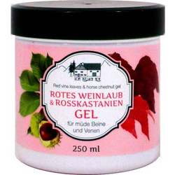 Vom Pullach Hof Rotes Weinlaub & Rosskastanie Gel 250ml