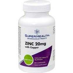 Super Health Zinc 20mg with Copper 60 Κάψουλες