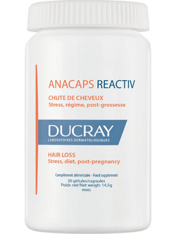 Ducray Anacaps Reactiv Συμπλήρωμα Διατροφής κατά της Τριχόπτωσης 30 Κάψουλες