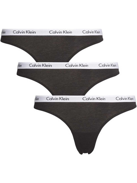 ...Στρινγκ 3 Τεμαχίων Μαύρα Calvin Klein 000QD3587E...
