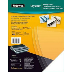 Binding covers Fellowes 53762 Transparent A4 PVC Plastic (100 Units)