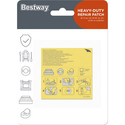 Bestway Αυτοκόλλητα Επιδιόρθωσης Heavy Duty 6.5x6.5cm