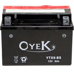 Μπαταρία μοτοσυκλέτας OYEK κλειστού κυκλώματος (YTX9-BS) OYEK 36603092