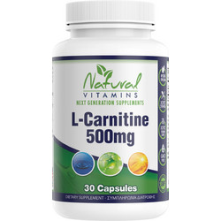 Natural Vitamins L-Carnitine 500mg 30 Κάψουλες