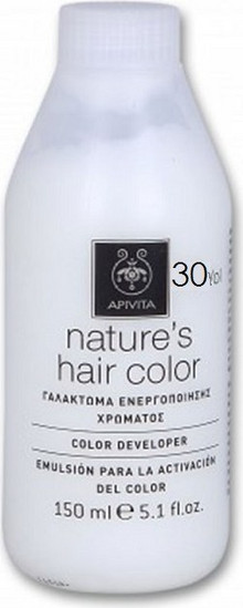Apivita Nature's Hair Color Γαλάκτωμα Ενεργοποίησης Χρώματος 9% 30Vol 150ml