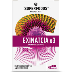 Superfoods Εχινάτσια x3 30 Κάψουλες
