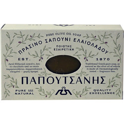 Papoutsanis Pure Green Olive Oil Πράσινο Σαπούνι 125gr