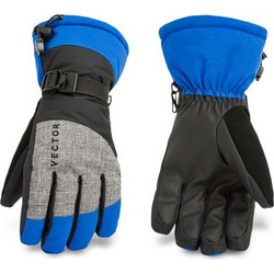 Vector STQ11000 Large Windproof Water Resistant Winter Warm Skiing Snowboarding Gloves Blue
