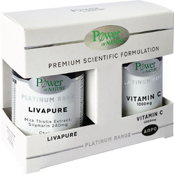 Power Health Platinum Range Livapure 30s + Vitamin C 1000mg 20 Ταμπλέτες