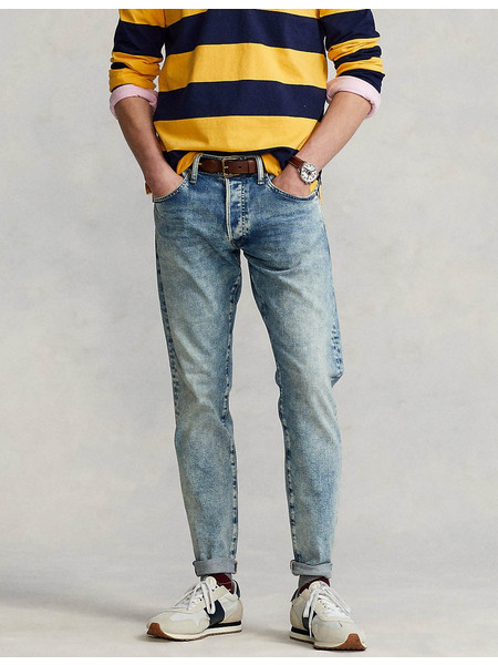 Ralph Lauren Jeans SOFT Stretch Sullivan Ανδρικό Τζιν Παντελόνι Slim Εφαρμογή Μπλε 710863999-001