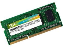 Silicon Power 4GB (1X4GB) DDR3 RAM 1600MHz SoDimm SP004GBSTU160N02