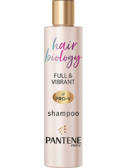 Pantene Hair Biology Full & Vibrant Σαμπουάν για Όγκο & Επανόρθωση για Λεπτά Βαμμένα & Ταλαιπωρημένα Μαλλιά 250ml