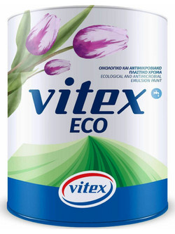 Vitex Eco Οικολογικό Αντιμουχλικό Πλαστικό Χρώμα Εσωτερικού Χώρου Λευκό 3lt
