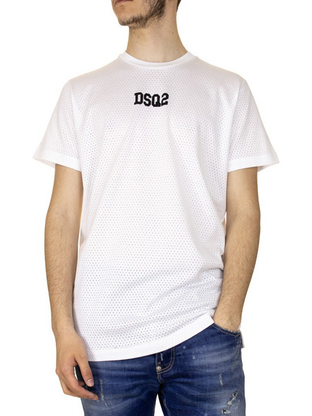 Ανδρικό T-shirt Λευκό Dsquared2 S71GD1168S23847...