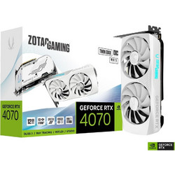 Zotac GeForce RTX 4070 12GB GDDR6X Twin Edge OC White Κάρτα Γραφικών