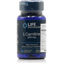 Life Extension L-Carnitine 500mg 30 Κάψουλες