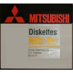 ΔΙΣΚΕΤΕΣ Mitsubishi 10 ΤΜΧ MD2-HD 3.50" HD 1.2MB Formatted IBM Md2HD