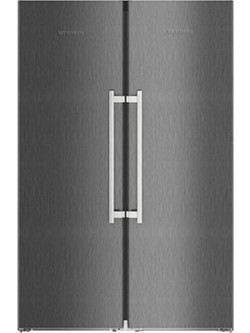 Liebherr SBSbs 8683 Εντοιχιζόμενο Ψυγείο Ντουλάπα 650lt No Frost Υ185xΠ12.1xΒ66.5cm Inox